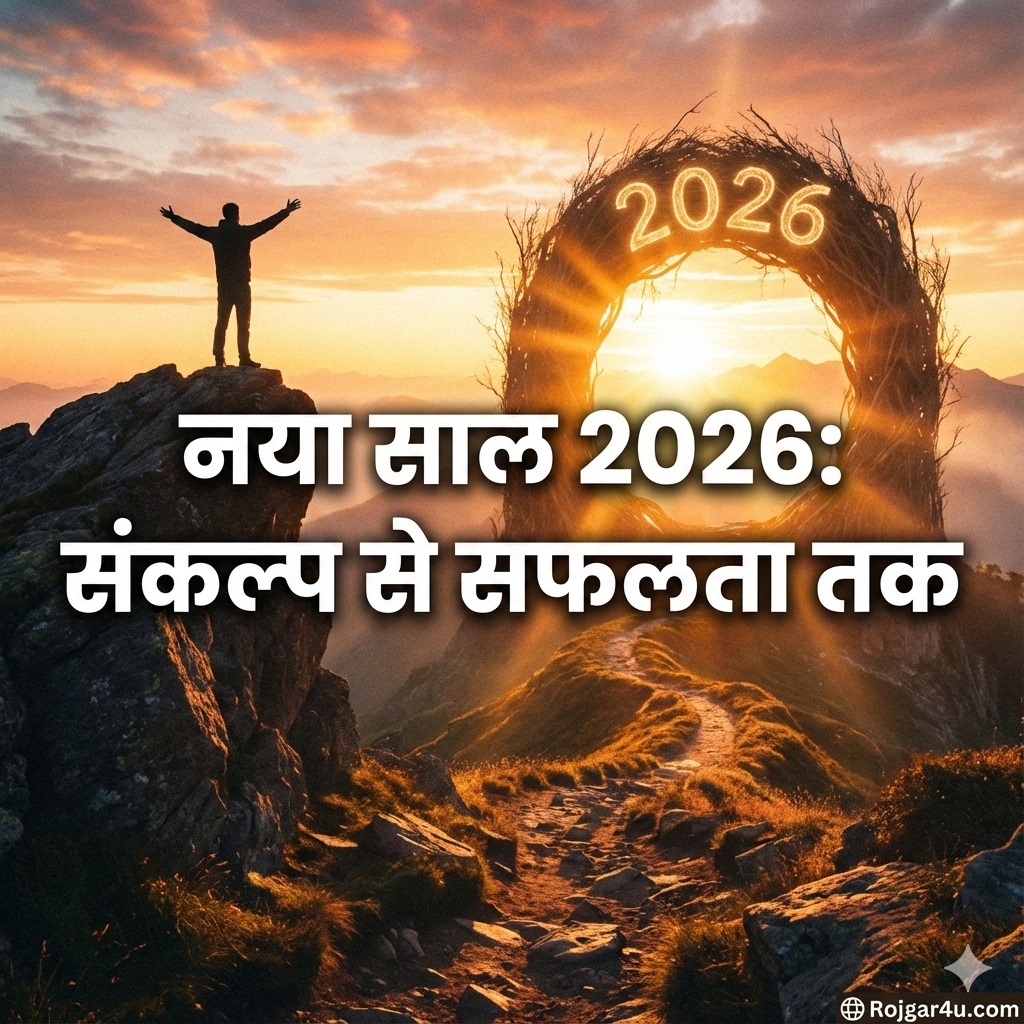 नया साल 2026: संकल्पों को हकीकत में बदलने के 5 अचूक तरीके | Success Guide by Rojgar4u