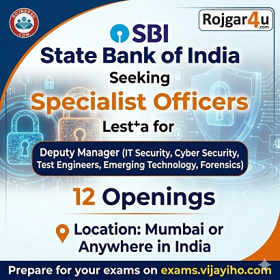 Deputy Manager (IT/Cyber Security) at SBI in Mumbai / PAN India